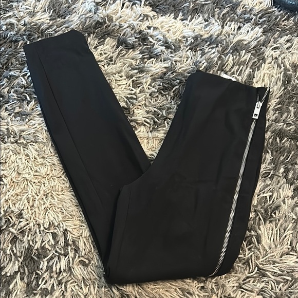 Rag & Bone Black Skinny Pants Seam Detail - Picture 1 of 4